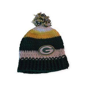 Green Bay Packers Handmade Knitted Beanie L/XL